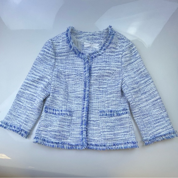 Tyler Boe Jackets & Blazers - Tyler Boe Blue/White Tweed Blazer N230-11